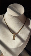 Stone snake chain Necklace