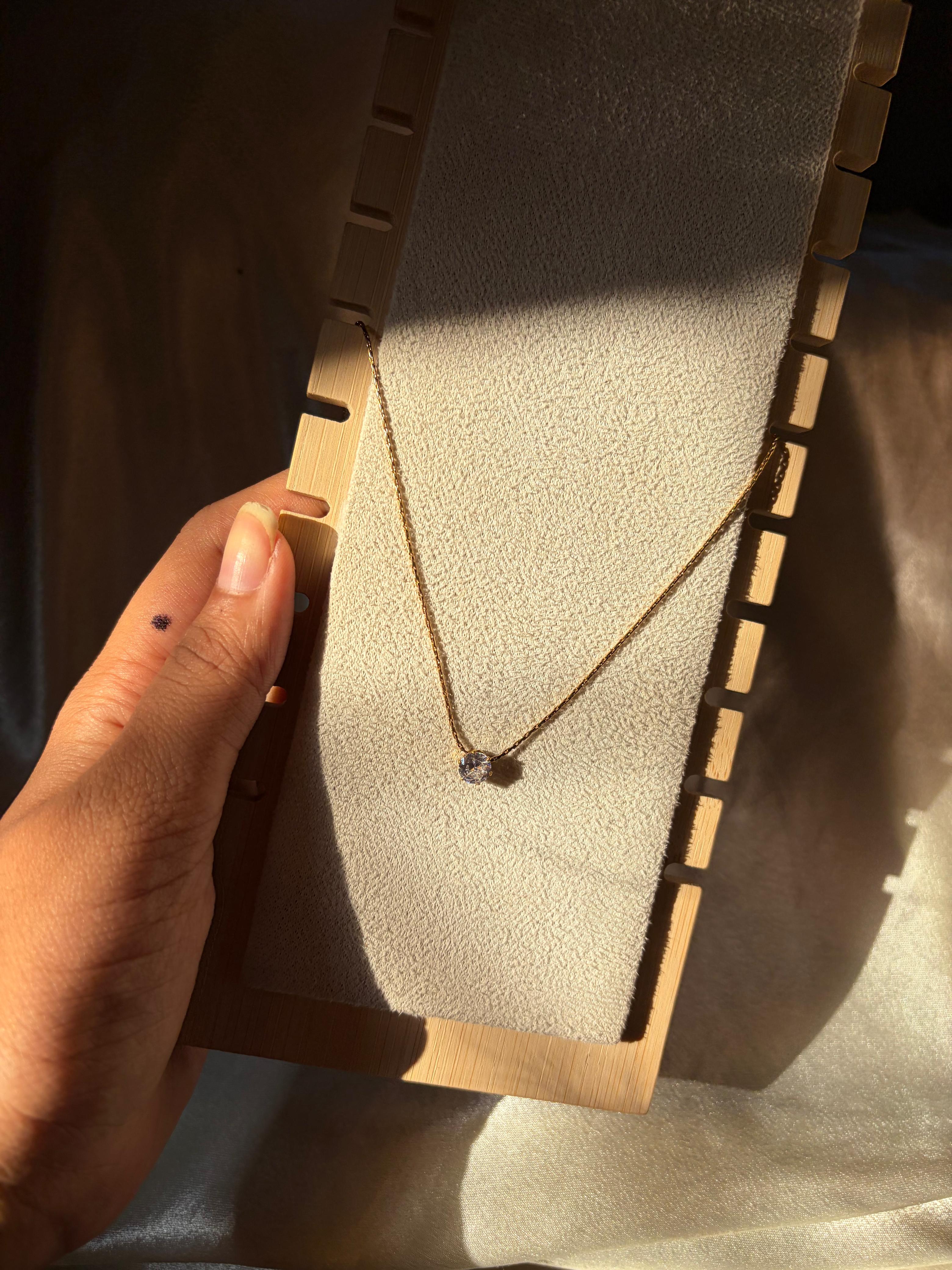 Solitaire Necklace